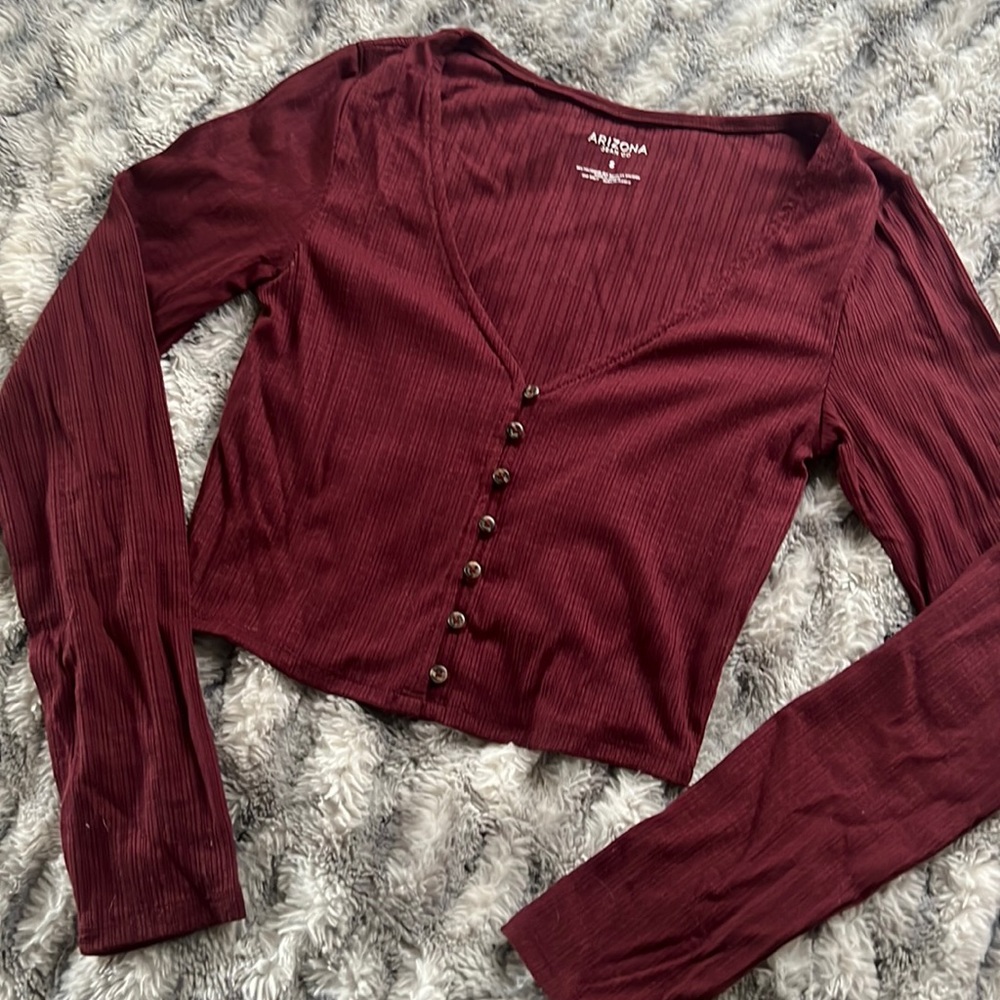Women’s long sleeve crop top